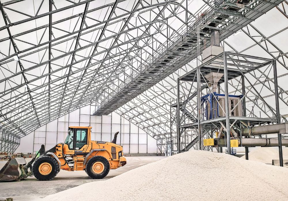 Fabric Covered Bulk Salt Storage Mobile, Alabama