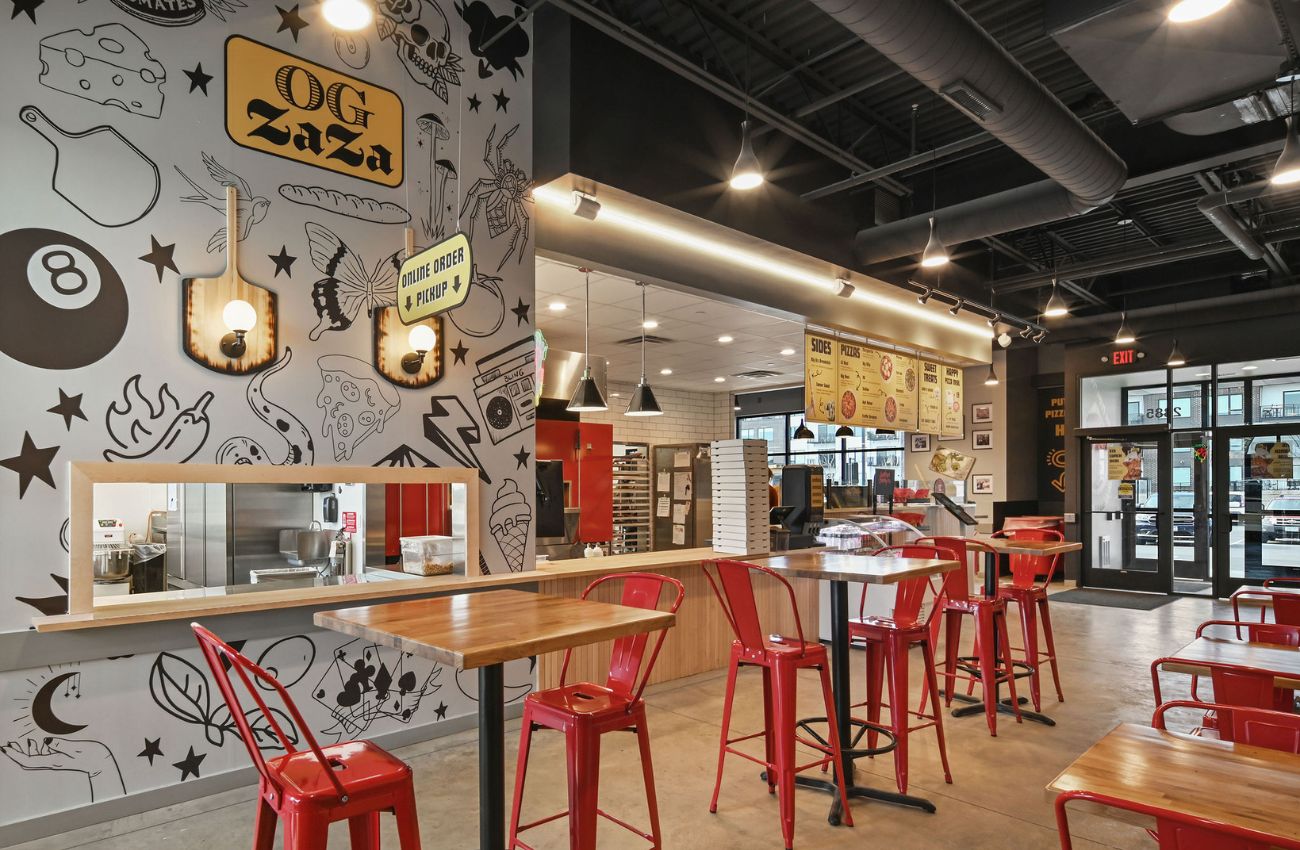 og zaza restaurant build out