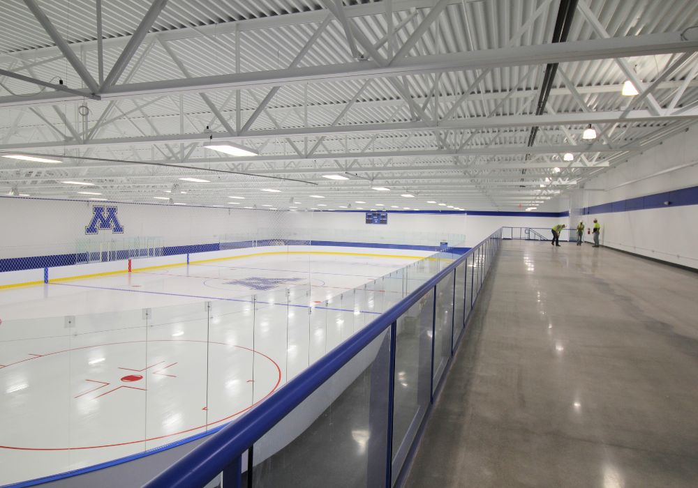 Pagel II Arena Ice Rink Construction
