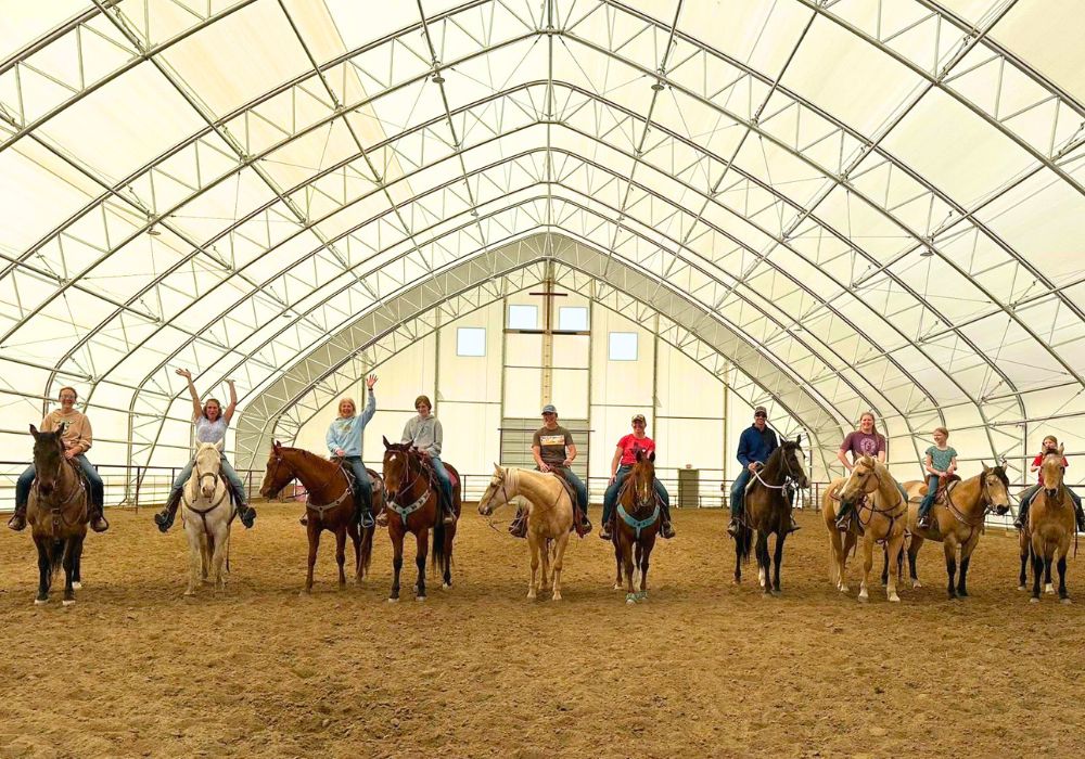 Fabric Covered Riding Arenas Powell Wyoming