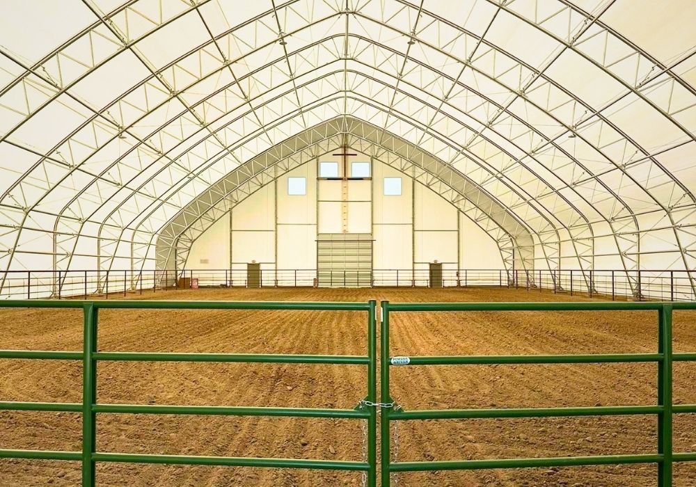 Fabric Covered Riding Arenas Powell Wyoming