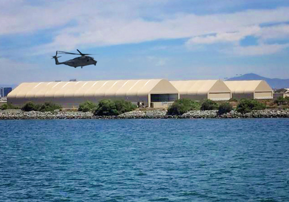 San Diego, California Fabric Military Hangar