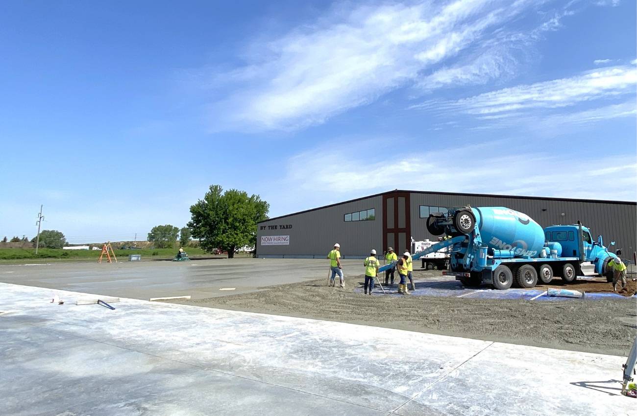 by the yard manufacturing plant construction