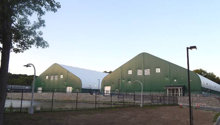 indoor hockey arena structure