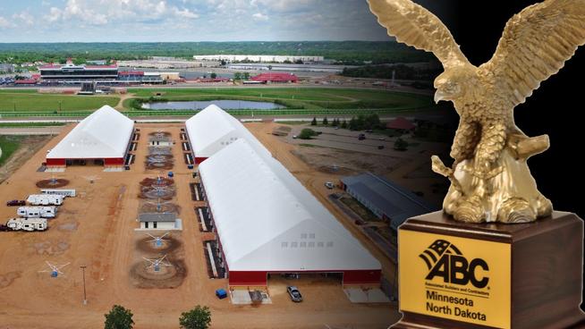 Canterbury Park Horse Barn Project Earns 2024 ABC Eagle + President's Award