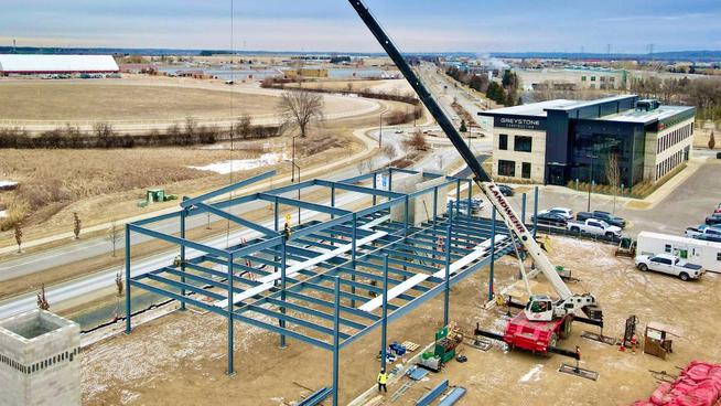 Class A Office Building Rising Next to Greystone HQ, Shakopee, Minnesota