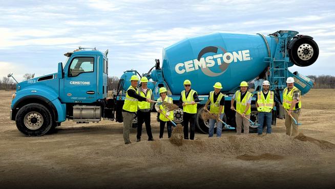 Cemstone Concrete Batch Plant Groundbreaking Cemstone Concrete Batch Plant Groundbreaking
