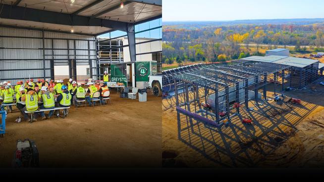 Dem-Con Digester Facility Industrial Construction Progress Dem-Con Digester Facility Industrial Construction Progress