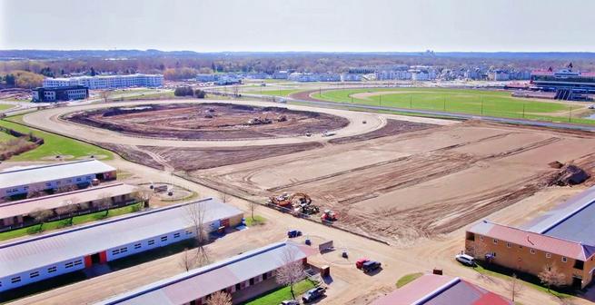 Demolition of Canterbury Horse Barns Makes Way for New Amphitheater in Shakopee, Minnesota 