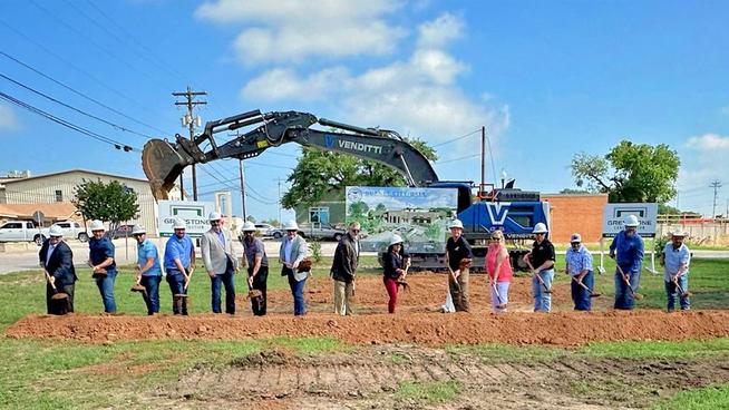 City Hall Construction, Burnet, Texas