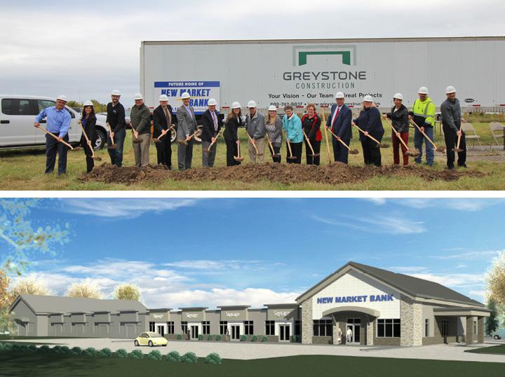 New Market Bank Groundbreaking and Rendering