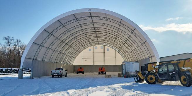 Salt Storage Building Salt Storage Building