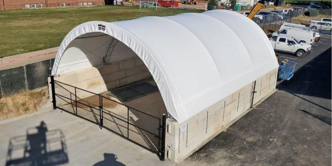 Salt Storage Shed Salt Storage Shed