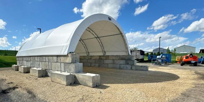 Salt Storage Shed Salt Storage Shed