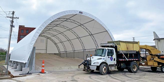 Salt Storage Building Salt Storage Building