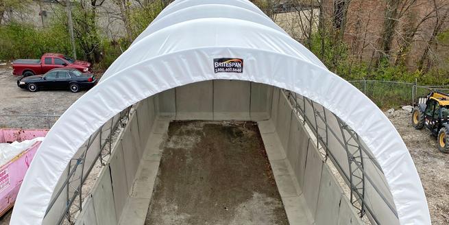 Salt Storage Dome Salt Storage Dome