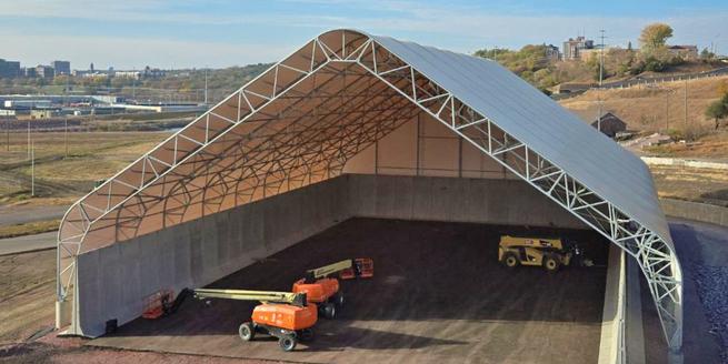 Salt Storage Building Salt Storage Building