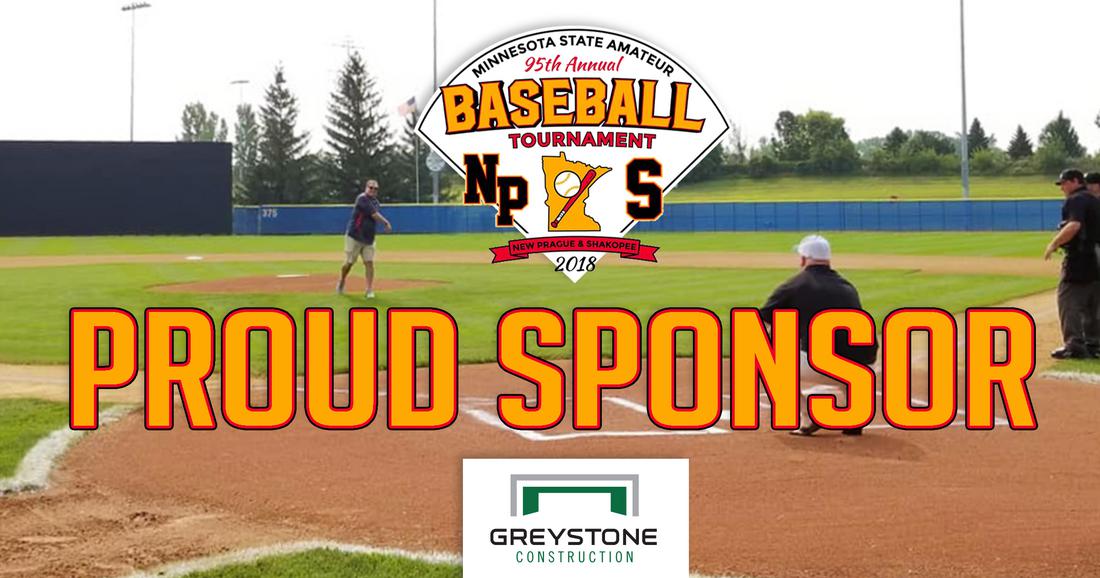 Proud sponsor of the MInnesota State Amateur Baseball Tournament