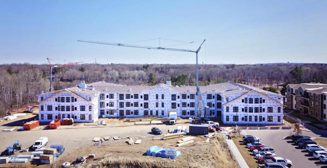 Senior housing development, Sandhill Shores, Stillwater, Minnesota