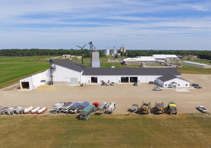 River Country Coop Dry & Liquid Fertilizer Storage Building & Office River Country Coop Dry & Liquid Fertilizer Storage Building & Office