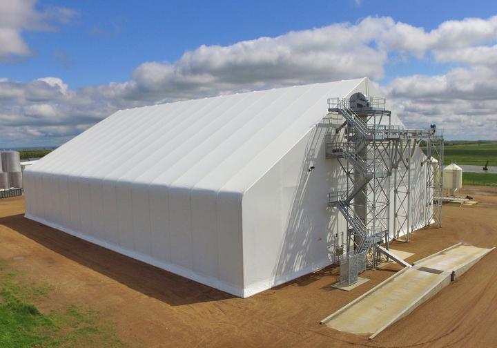 Pinnacle Agriculture Dry Fertilizer Storage Fabric Building Pinnacle Agriculture Dry Fertilizer Storage Fabric Building