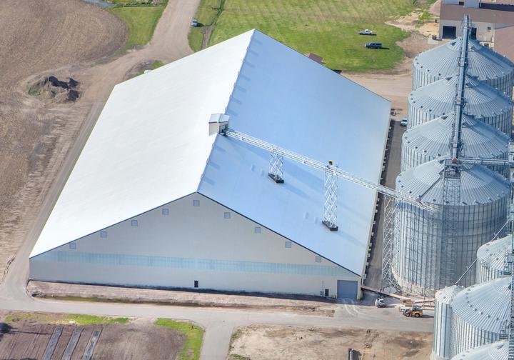 West Central Flat Grain Storage Building