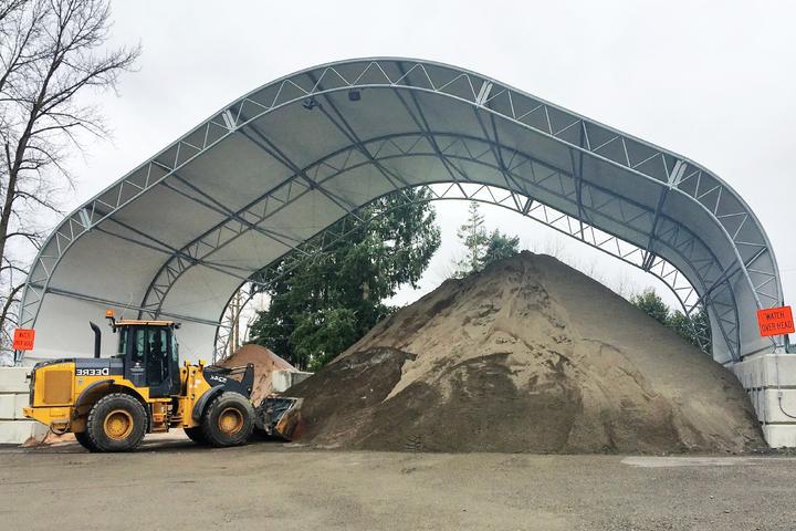 Salt and Sand Shed Dome Building Salt and Sand Shed Dome Building