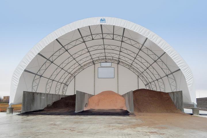 65' x 64' Salt Shed Fabric Building 65' x 64' Salt Shed Fabric Building