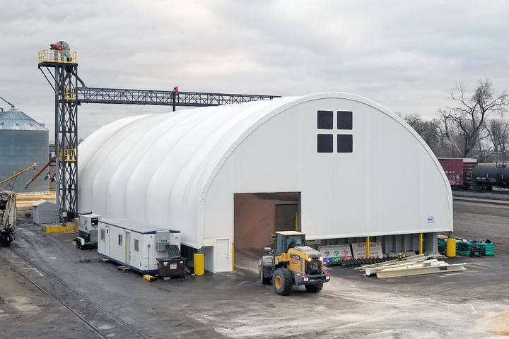 65' x 128' Salt Storage Fabric Building 65' x 128' Salt Storage Fabric Building