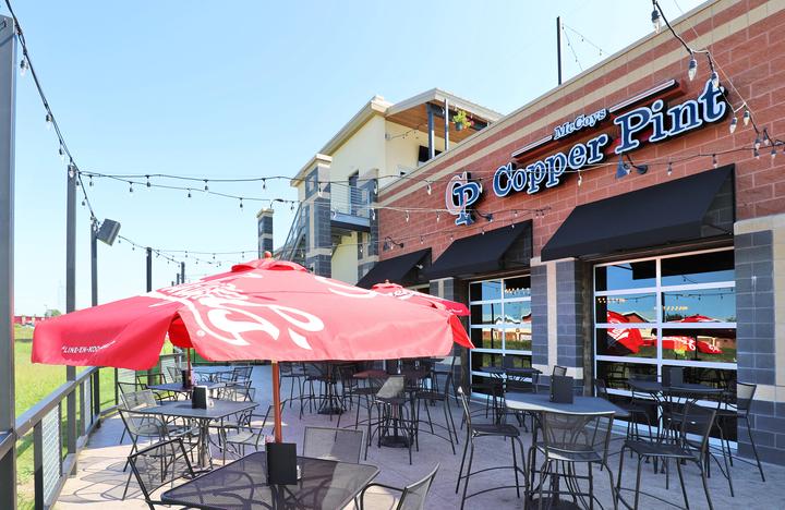 Lower level patio at McCoys Copper Pint Bar & Restaurant