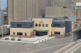 Exterior view of Rahr Corporate Office Expansion / renovation construction project